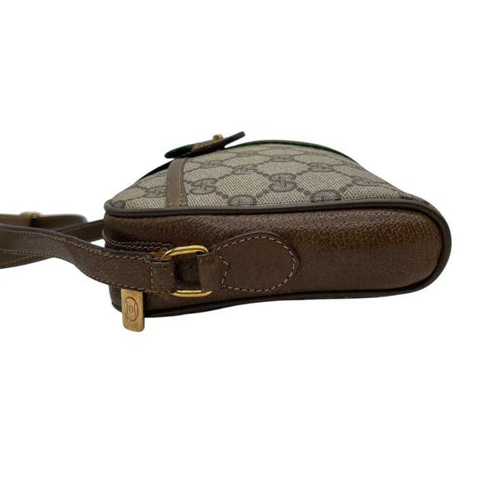Gucci GG Supreme Web Stripe Crossbody Bag