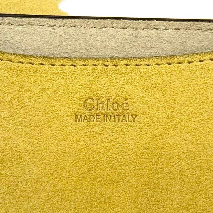 Chloé Drew Yellow Suede and Leather Crossbody Shoulder Bag - VeeLuxeCollectives