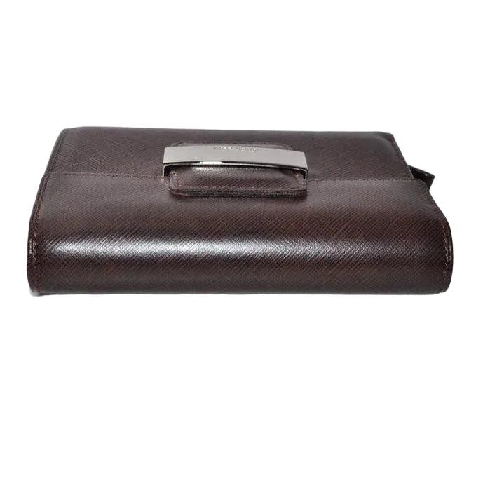 Burberry Leather Compact Bifold Wallet - VeeLuxeCollectives