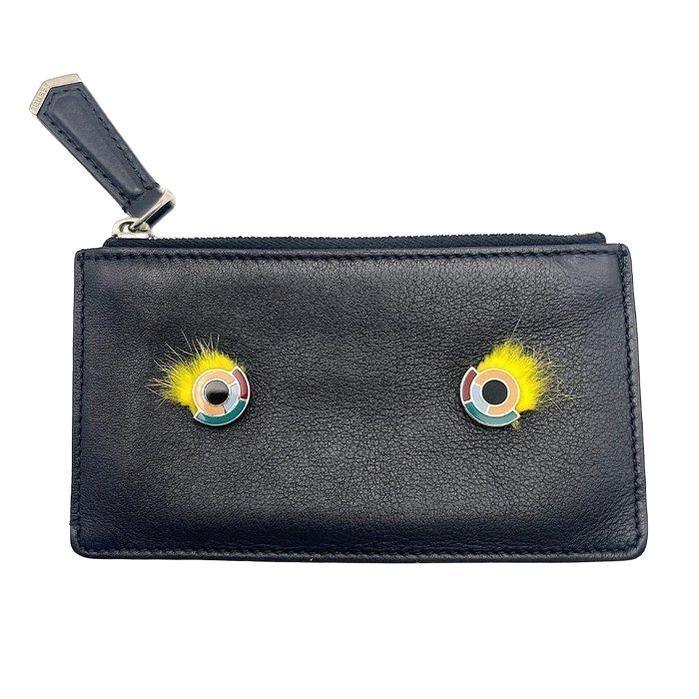 Fendi Leather Fragment card case/Wallet. - VeeLuxeCollectives