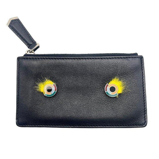 Fendi Leather Fragment card case/Wallet. - VeeLuxeCollectives