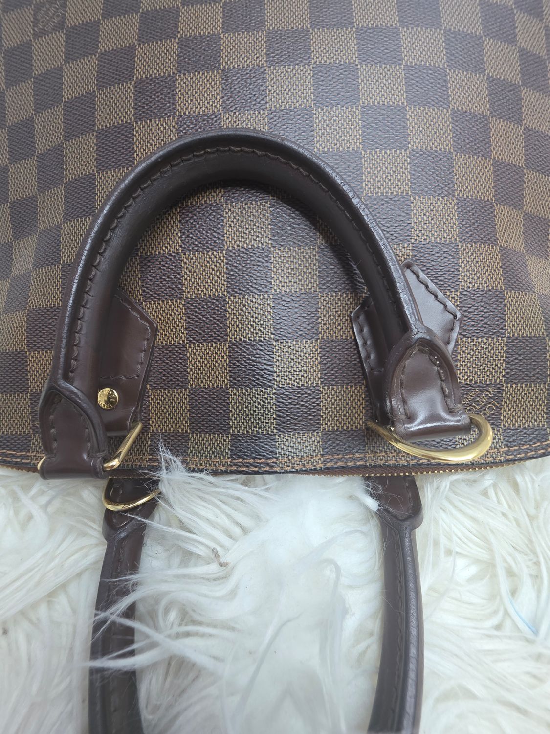 LV Alma PM, condition close-up view 2