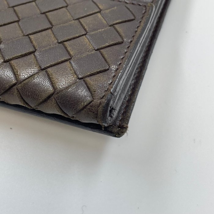 Bottega Veneta Intrecciato Continental Long Wallet –  Brown Leather