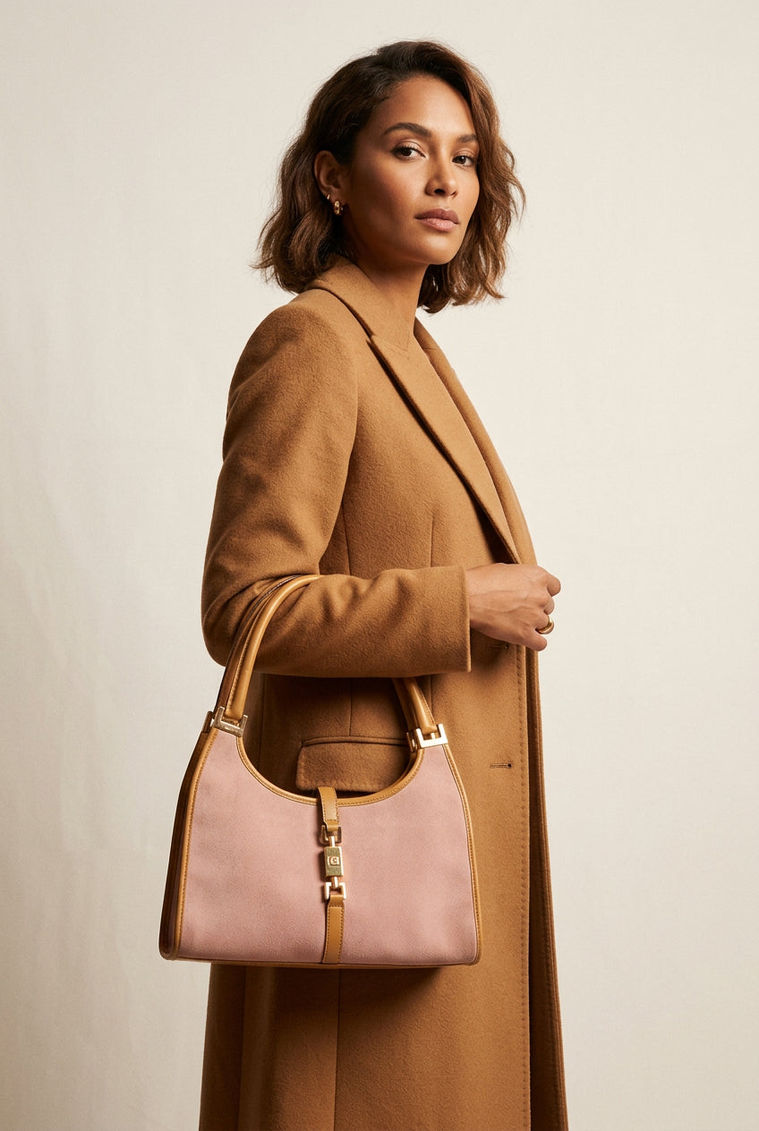 Gucci Jackie Shoulder Bag – Pink Leather and Suede