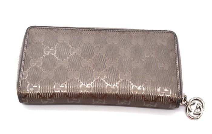Gucci Long Bifold Wallet grey