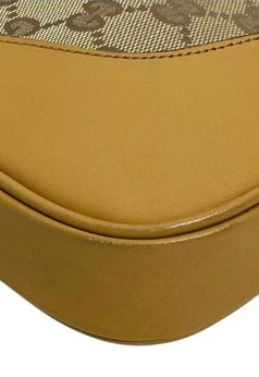 Gucci Jackie GG Canvas Shoulder Bag – Beige & Leather, Gold-Tone Hardware
