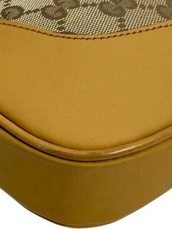 Gucci Jackie GG Canvas Shoulder Bag – Beige & Leather, Gold-Tone Hardware