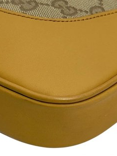 Gucci Jackie GG Canvas Shoulder Bag – Beige & Leather, Gold-Tone Hardware