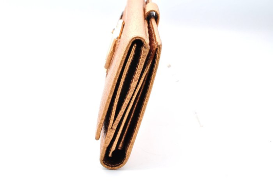 Gucci Leather Horsebit Long Wallet Gold-Tone