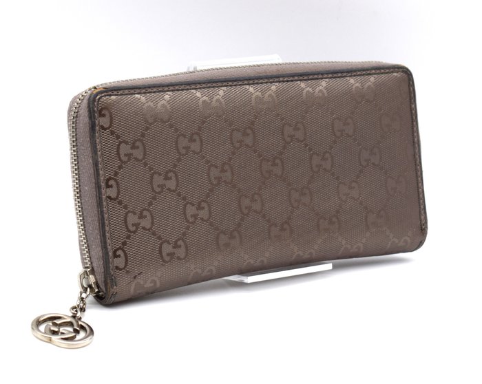 Gucci Long Bifold Wallet grey
