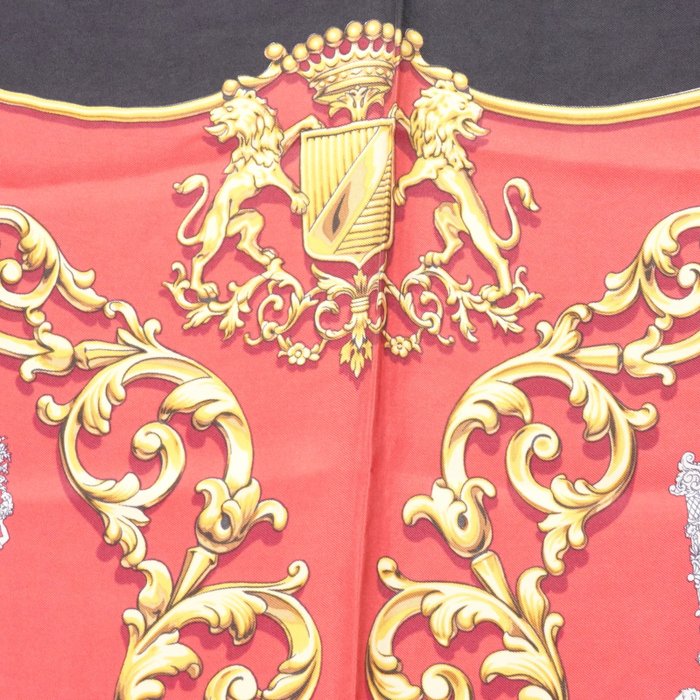 Hermès Carrosses d’Or Silk Carré 90 Scarf