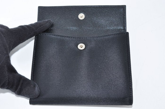 Prada Black Nylon Bifold Wallet