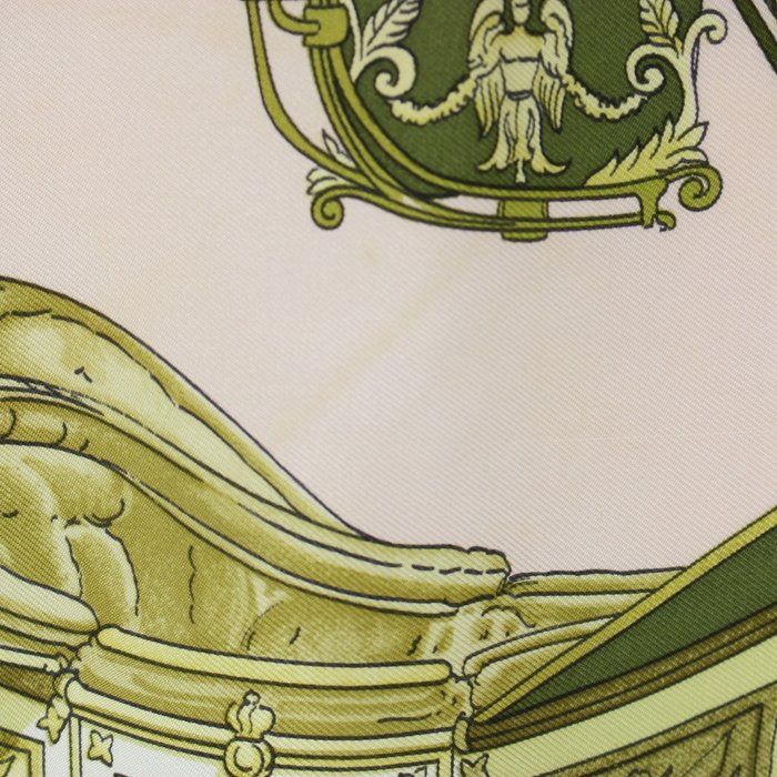 Hermès “Springs” Carré 90 Silk Scarf