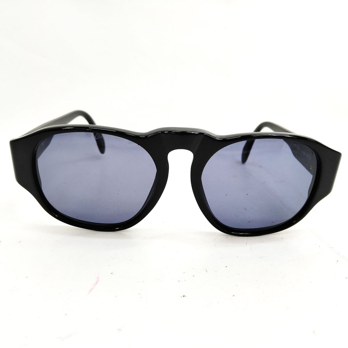 Chanel Black Acetate Sunglasses with Gold CC Logo