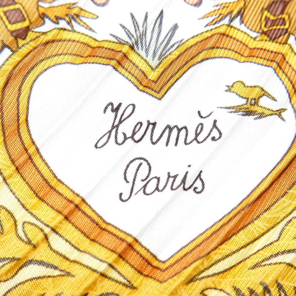 Hermès Plissé “Découpages” Silk Scarf by Anne Rosat
