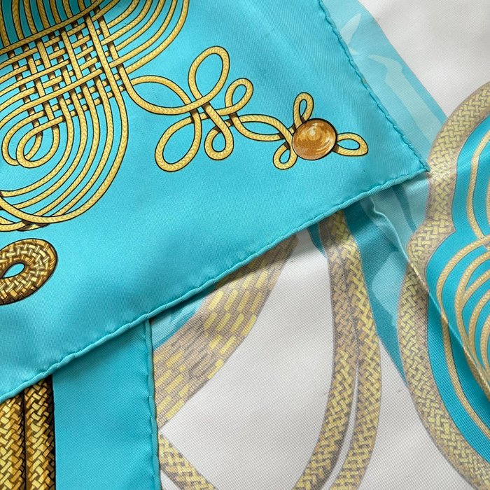 Hermès Carré 90 Brandenbourgs Silk Scarf