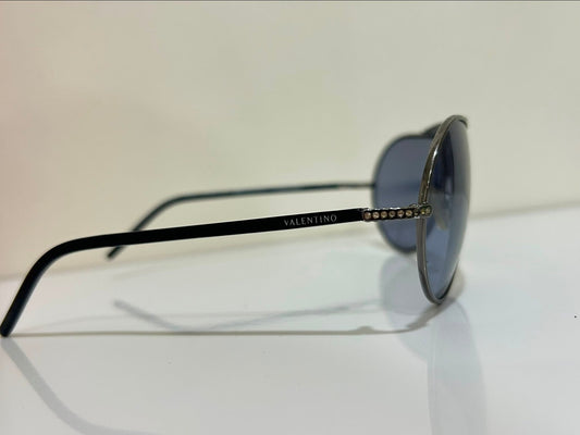 Valentino Vintage Sunglasses – Italian Design, Acetate & Metal Frame