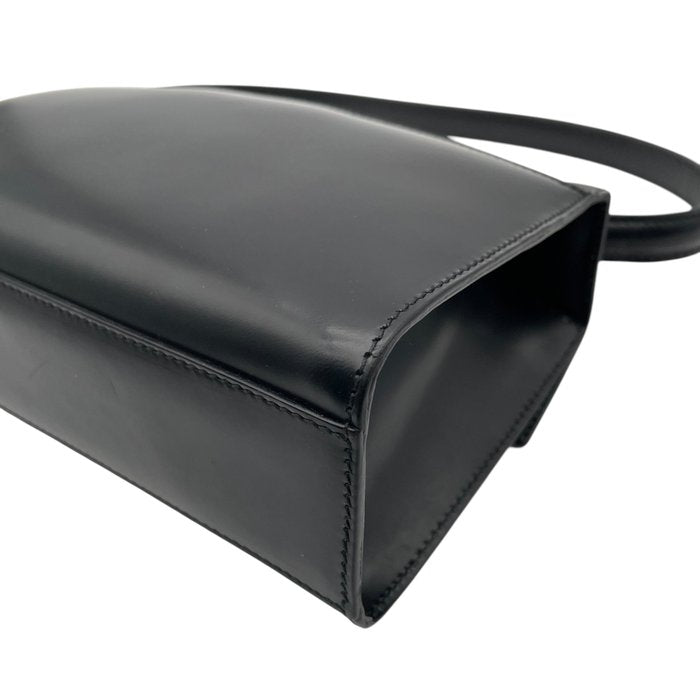 Salvatore Ferragamo Vara Bow Leather Mini Handbag in Black