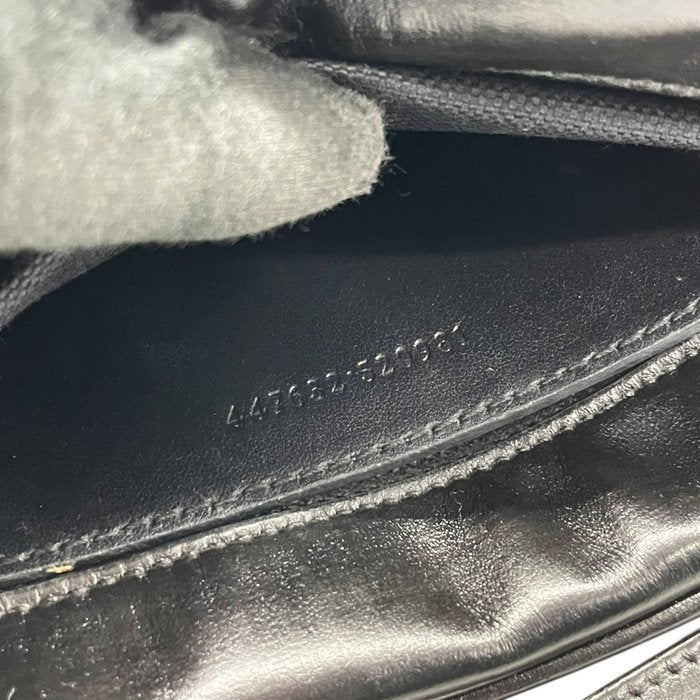 Gucci GG Marmont Matelassé Small Shoulder Bag – Black