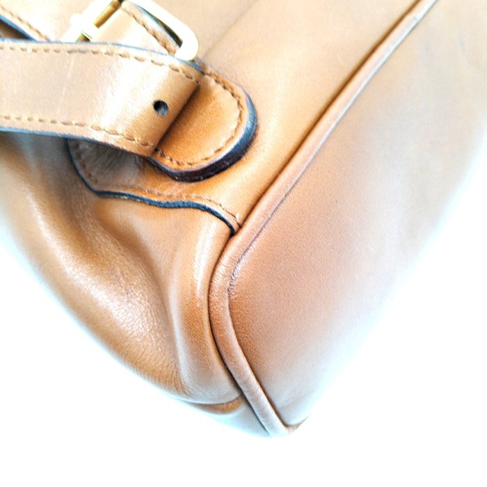 Gucci Bamboo Brown Leather Backpack