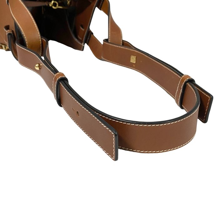 Loewe Hammock 2-Way Shoulder Bag – Brown Leather