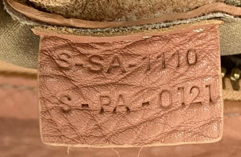 Céline Luggage  Pink and Beige Leather Handbag