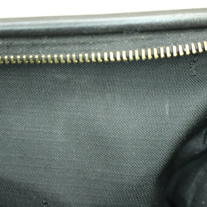 Fendi Pecan Vintage Handbag –black/brown Pequin stripe pattern