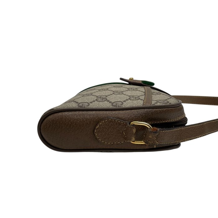 Gucci GG Supreme Web Stripe Crossbody Bag