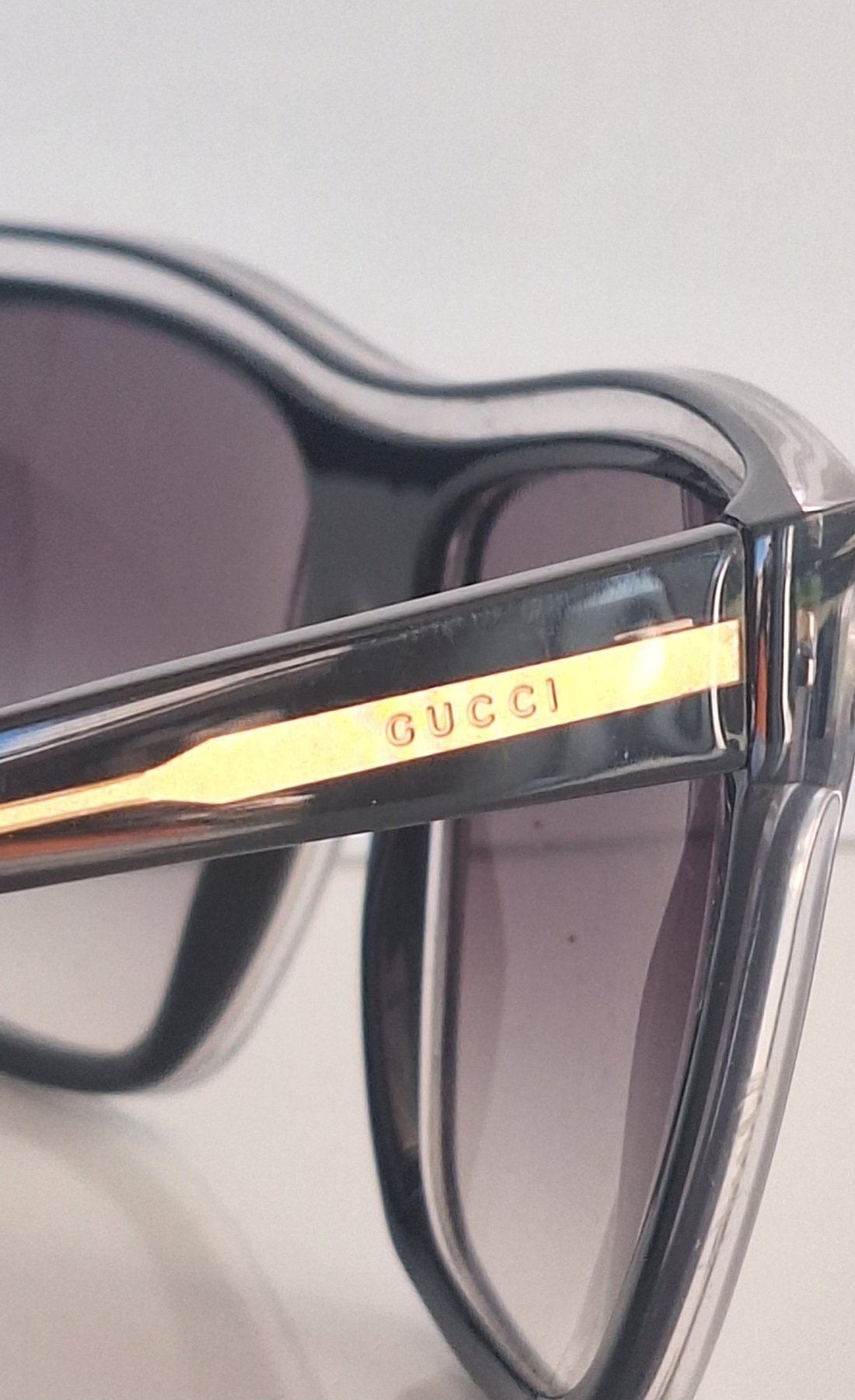 Gucci GG 3179/S Black and Gold Sunglasses