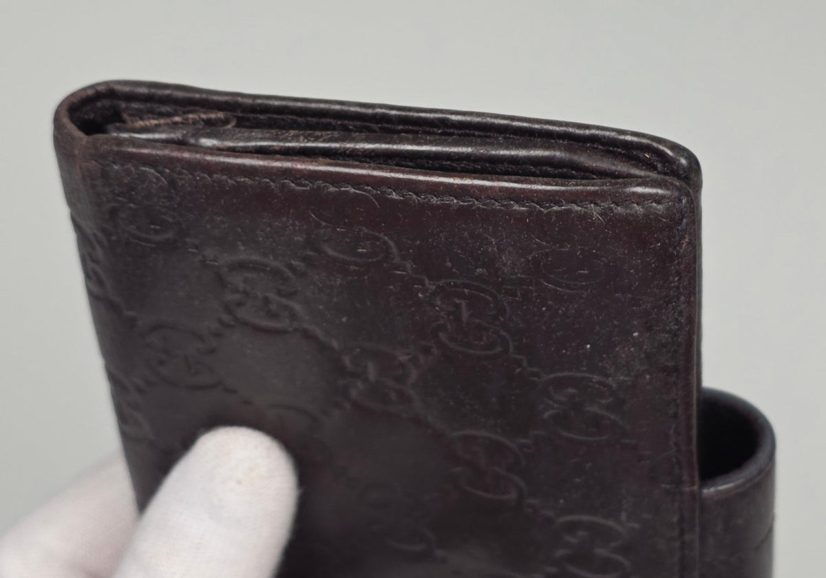 Gucci Guccissima Brown Leather Wallet