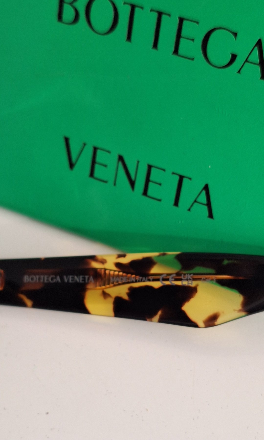 Bottega Veneta 802 Brown and Gold Sunglasses