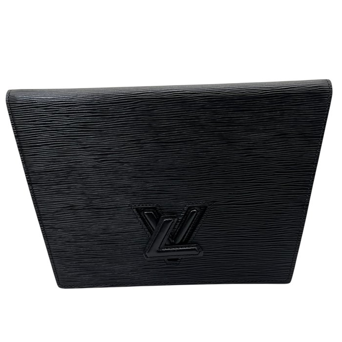 Louis Vuitton Trapeze Epi Leather Shoulder Bag – Black