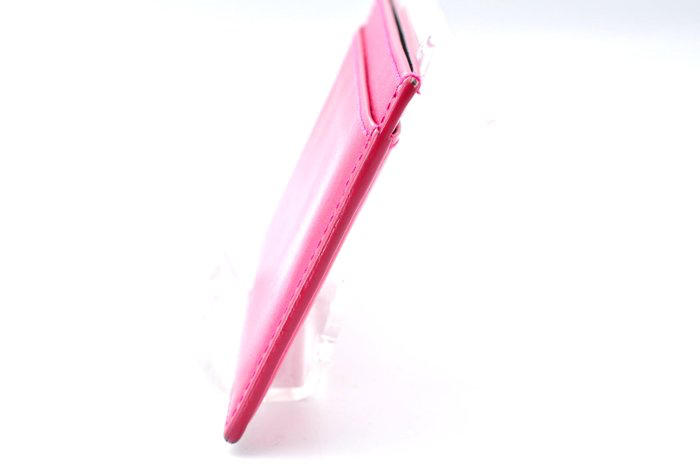 Yves Saint Laurent Pink Smooth Leather Card Holder Luxury Wallet