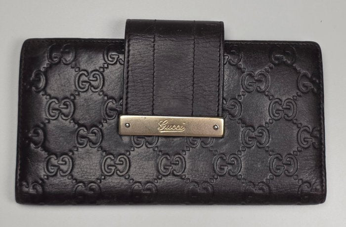 Gucci Guccissima Brown Leather Wallet