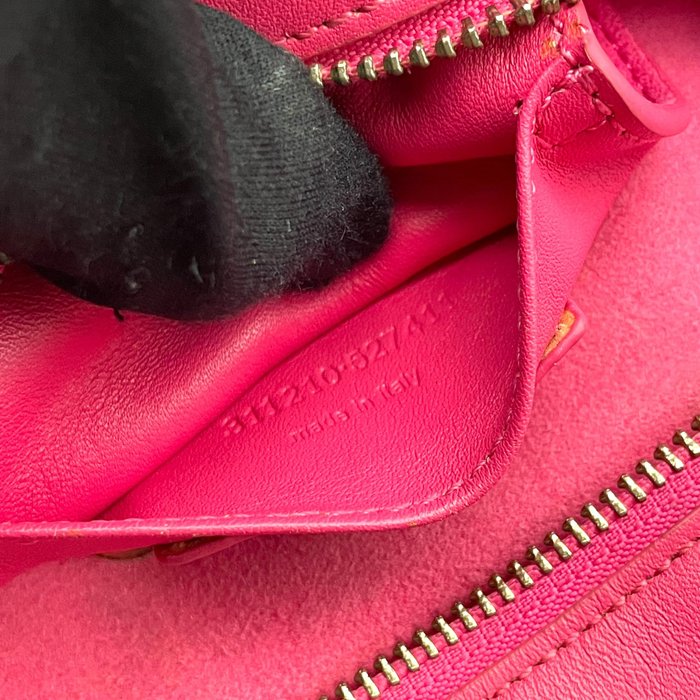 Saint Laurent Pink Leather Two-Way Handbag – Gold-Tone Hardware