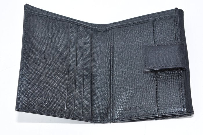 Prada Black Nylon Bifold Wallet