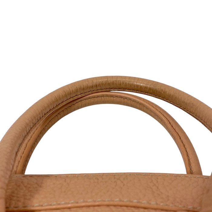 Céline Luggage  Pink and Beige Leather Handbag