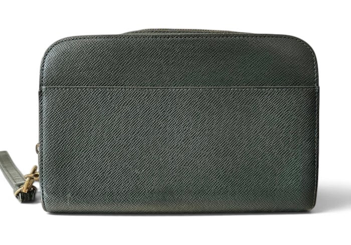 Louis Vuitton Baikal Taiga Vintage Clutch Bag – Green