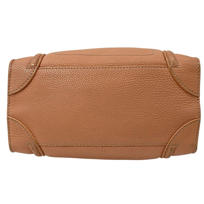 Céline Luggage  Pink and Beige Leather Handbag