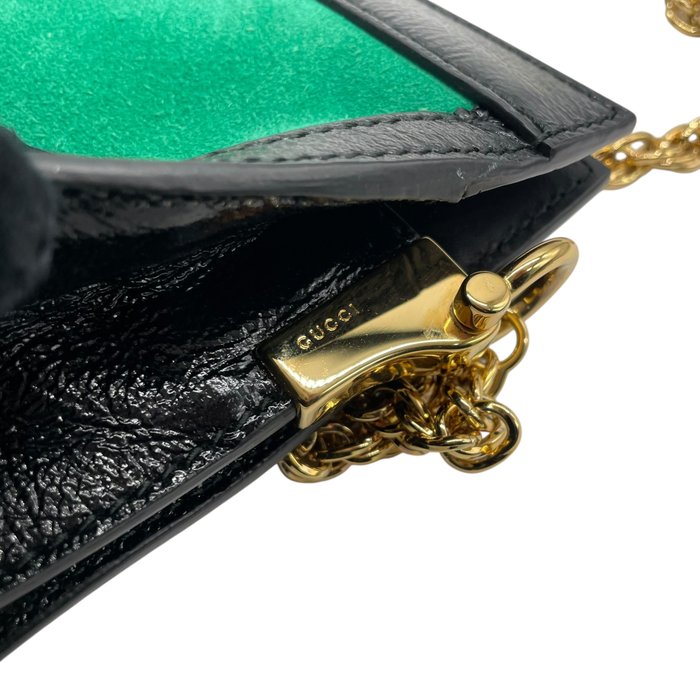 Pochette/Sac bandoulière Gucci toile rayée verte