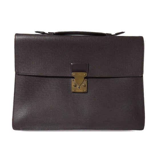 Louis Vuitton Serviette Kourad  Business Bag –Bordeaux Tiaga Leather