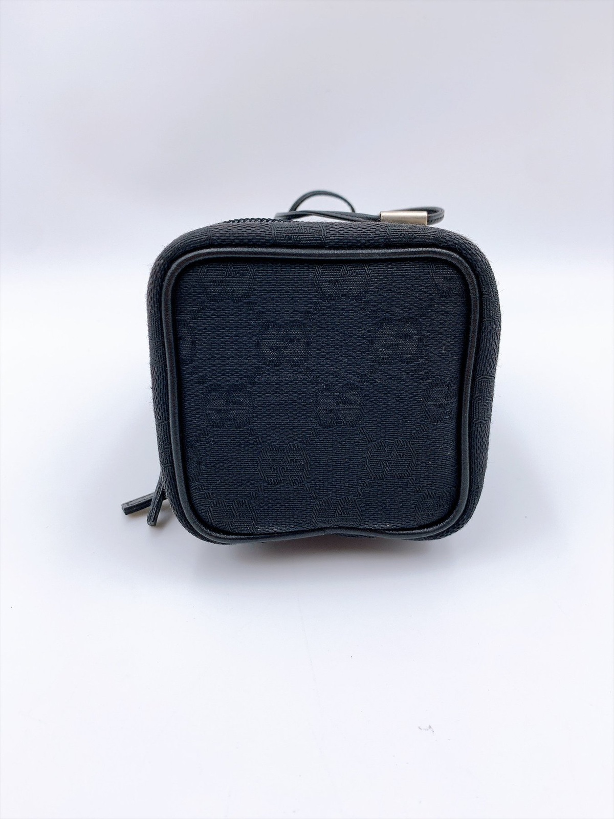 Gucci Monogram Canvas Mini Drawstring pouch – Black