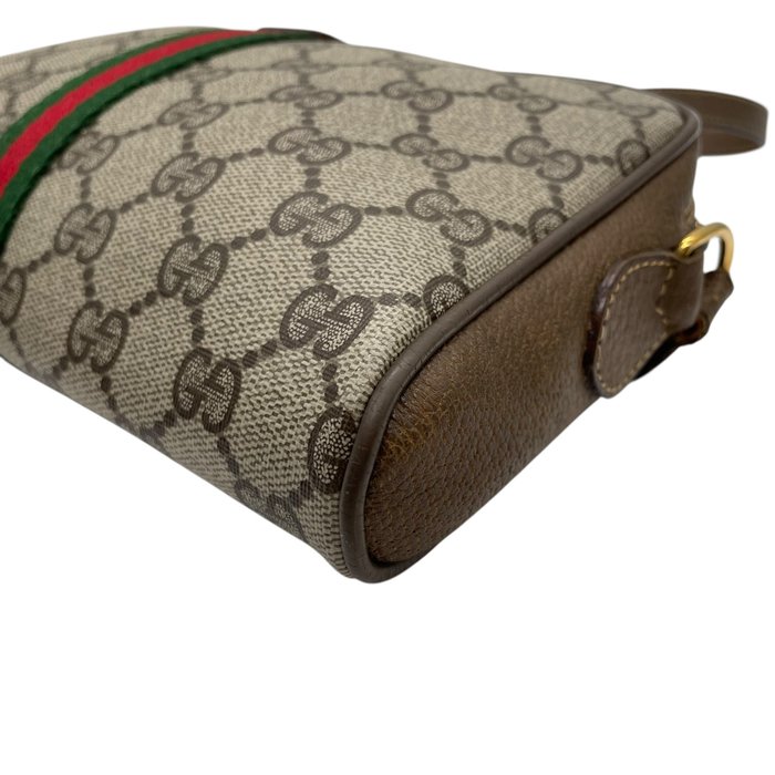 Gucci GG Supreme Web Stripe Crossbody Bag