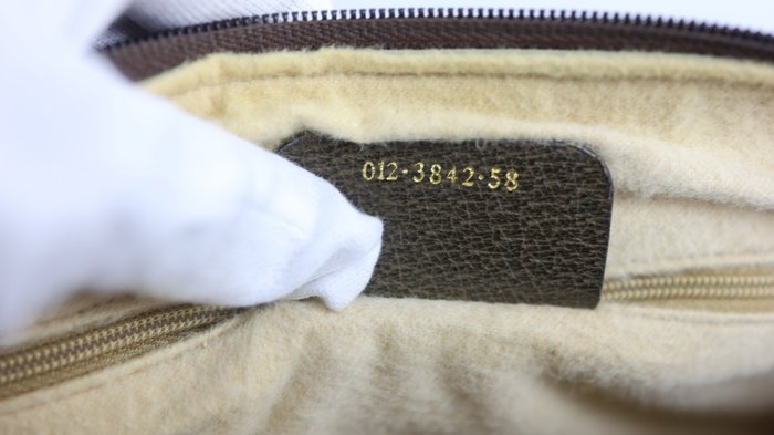 Gucci GG Supreme Sherry Line Vintage Boston Bag