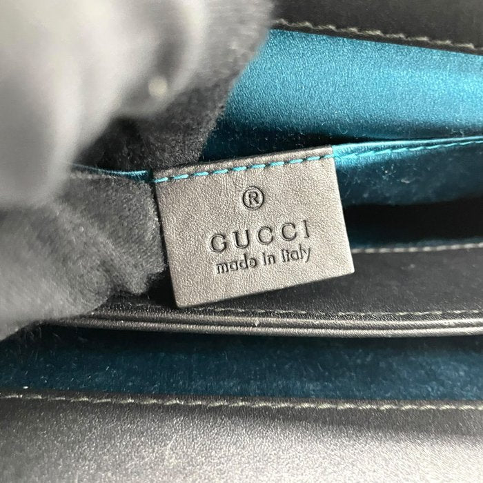 Pochette/Sac bandoulière Gucci toile rayée verte