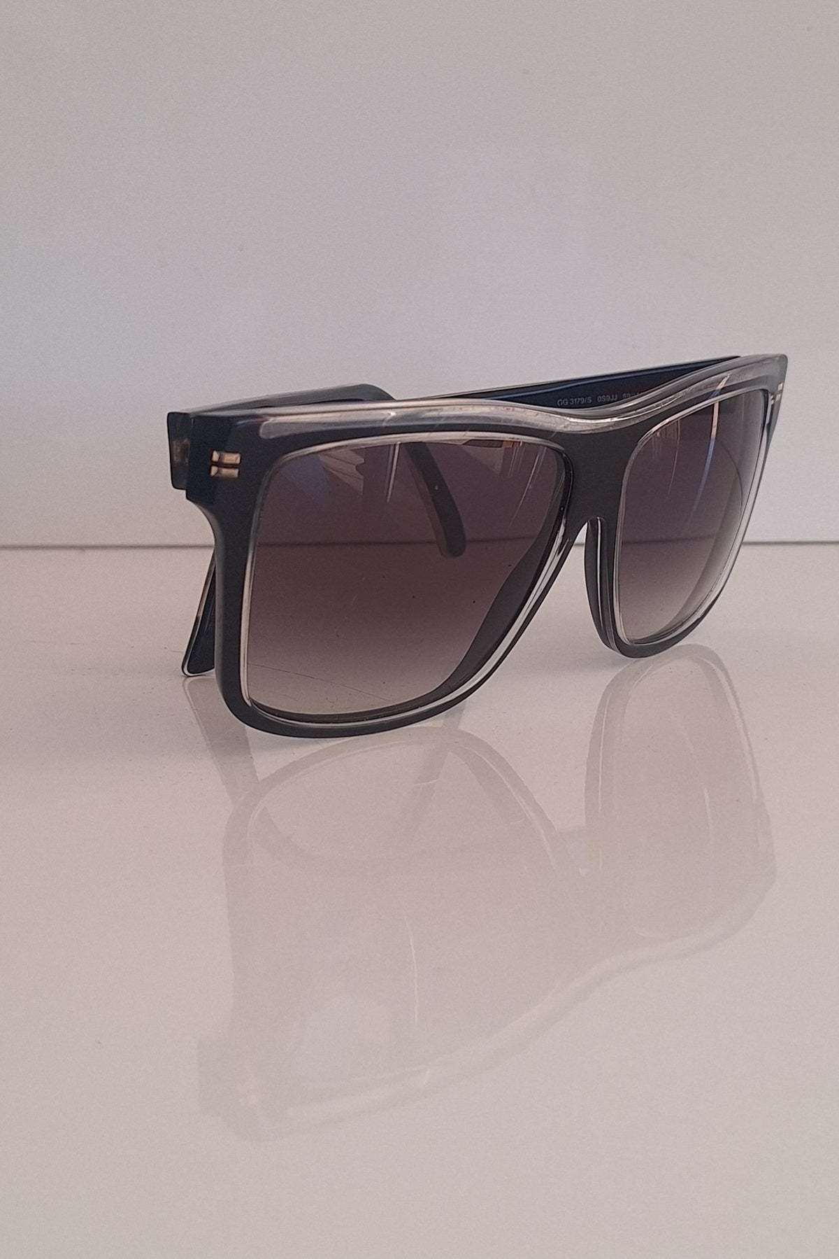 Gucci GG 3179/S Black and Gold Sunglasses