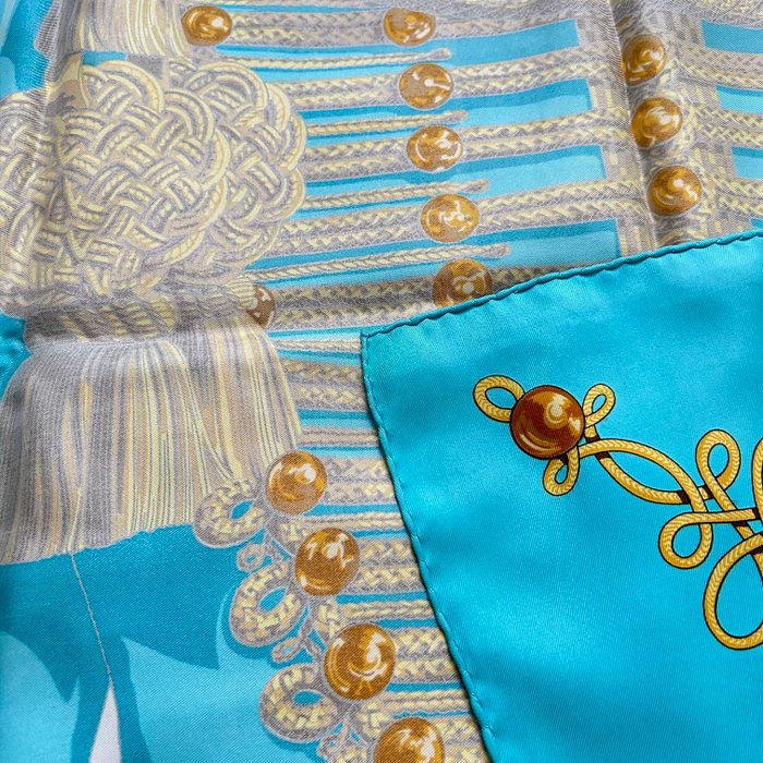 Hermès Carré 90 Brandenbourgs Silk Scarf