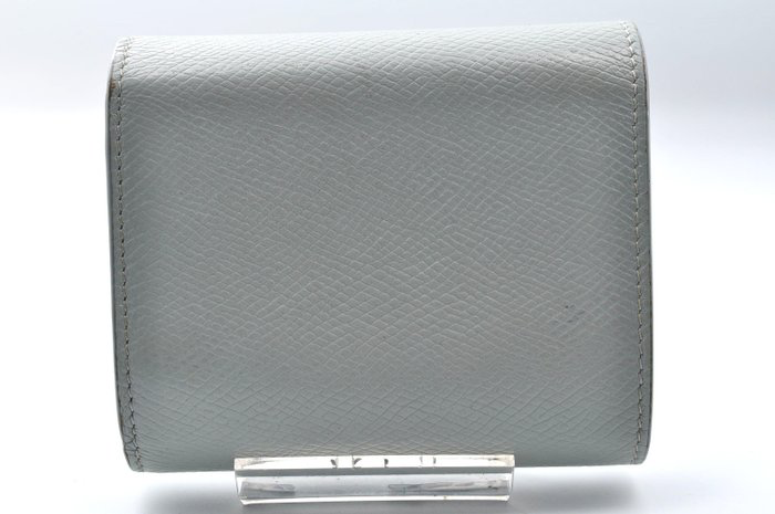 Céline Blue & Grey Leather Bi-Fold Wallet