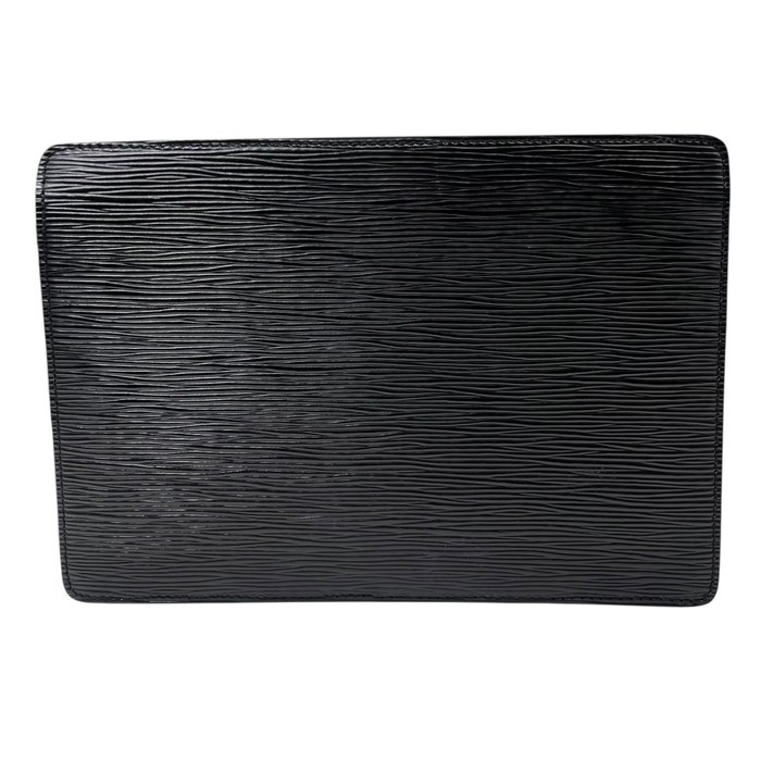 Louis Vuitton Homme Epi Leather Clutch Bag – Black