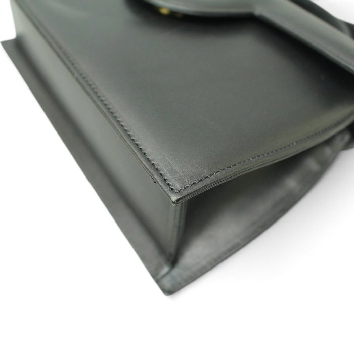 Givenchy Vintage Black Leather Handbag -gold hardware